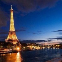 巴黎夜景头像图片