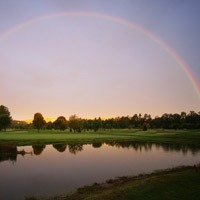 带彩虹自然景观头像图片
