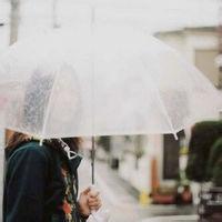 唯美意境女生撑伞头像图片