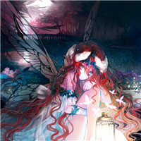 长着翅膀的精灵少女头像图片