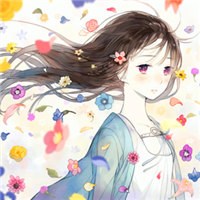 被花儿包围的仙子头像图片