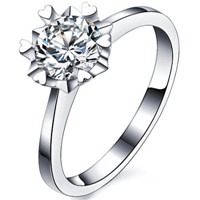 雪花图案钻戒头像图片