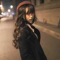 美丽长卷发头像图片