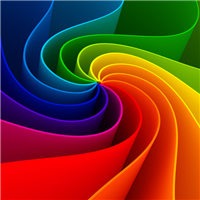 彩虹色头像图片