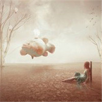 诡异的孤影头像图片