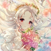 鲜花配美人头像图片