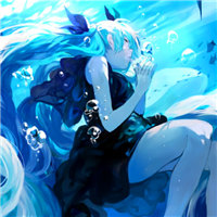 深海少女之初音小公主头像图片