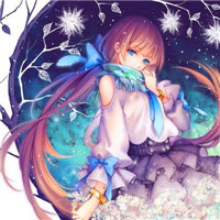 凌乱在花海头像图片