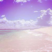 粉紫色的小景致头像图片