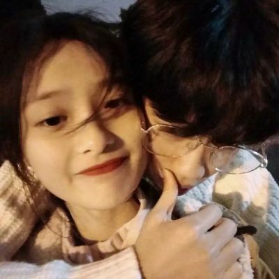 一对两张意境魅力真人情头.翻墙陪你看月亮(图9)