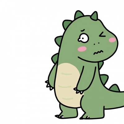 可爱小恐龙情侣头像。(图3)