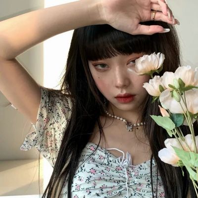 清新意境魅力真人女头集｜给月亮送花(图9)