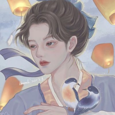 手绘情头/独一无二的爱给你(图4)