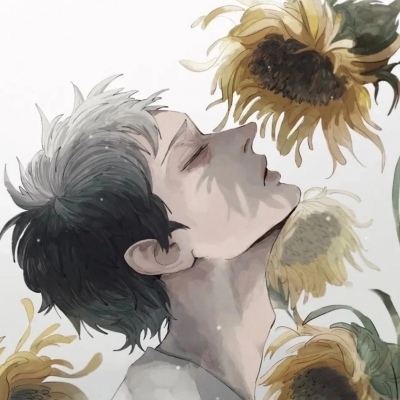 向日葵男生版我希望躺在向日葵上，即使沮丧，也能朝着阳光。(图9)