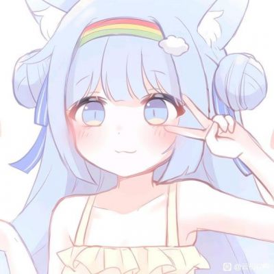 优质手绘意境动漫女头集.我关上了门 又打开了月亮.(图5)