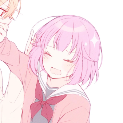 一对两张手绘魅力情侣头像｜你与日落皆在.(图8)