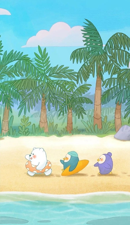 特别治愈的舒缓心情的卡通壁纸 能够治愈一切不开心的皮肤(图2) 特别治愈的舒缓心情的卡通壁纸 能够治愈一切不开心的皮肤(图2)