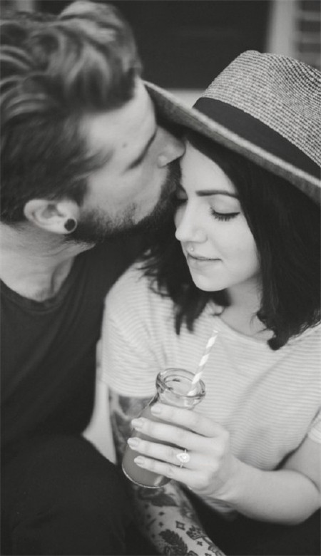 欧美情侣手机壁纸高清黑白 与你相关皆是浪漫(图8)