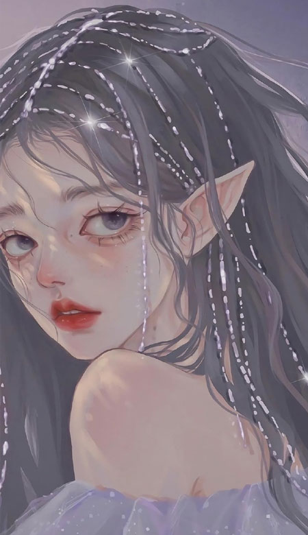 2021紫色系适合女孩子的唯美好看的手机壁纸 高清质感的女生手机皮肤(图3)