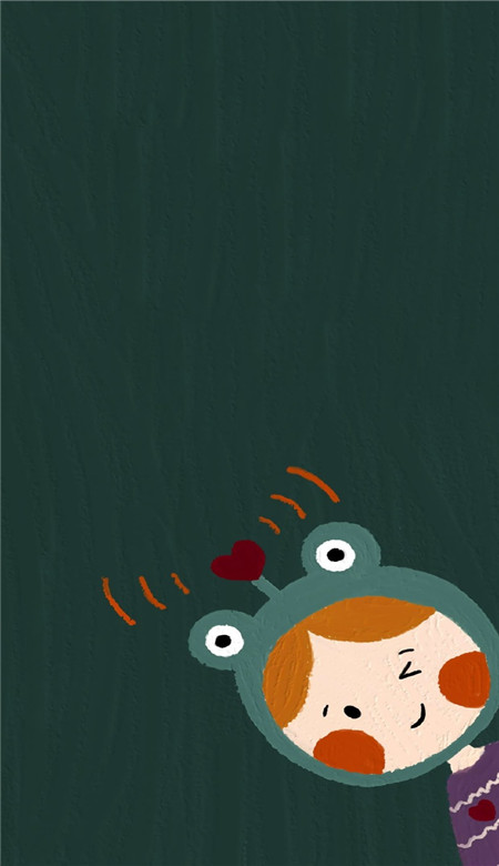 可爱手绘情侣甜蜜壁纸大全 黄昏到来时买上一簇花(图3)