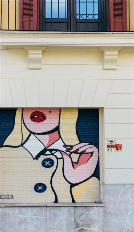 欧美街头涂鸦主题手机壁纸 复古个性欧美风壁纸图片(图3)
