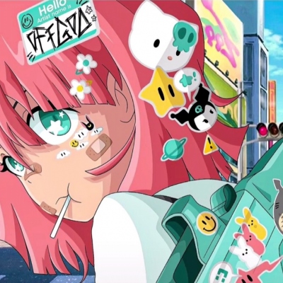 苏柒:贴纸动漫手绘情头，知道作者大大请告知(图4)