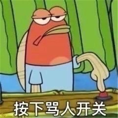 按下骂人开关之骂人表情包 很火的关于骂人的搞笑表情(图4)