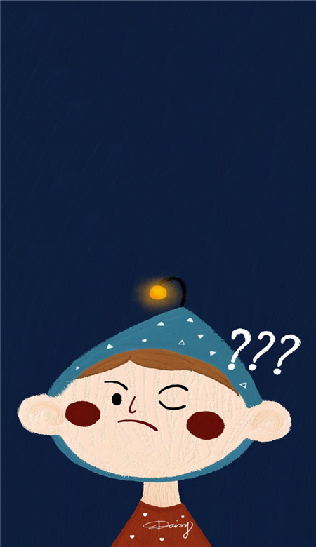 可爱手绘情侣甜蜜壁纸大全 黄昏到来时买上一簇花(图5)