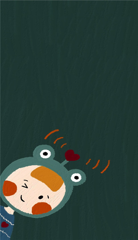 可爱手绘情侣甜蜜壁纸大全 黄昏到来时买上一簇花(图4)