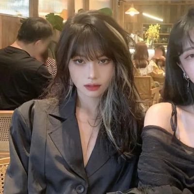 闺蜜?/ins真人头像你是我的例外(图1)