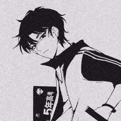 帅气黑白男头(图3)