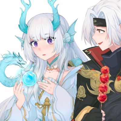 西施曜 情侣头像  ​​​你说你要和我共白头 我染完你又说我非主流(图5)