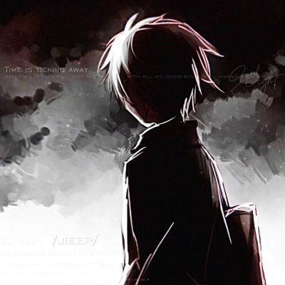 动漫男头/爱是雪地里写诗 边写边消失(图1)