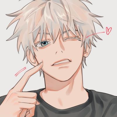 手绘温柔气质动漫男头集｜是你来晚了(图2)