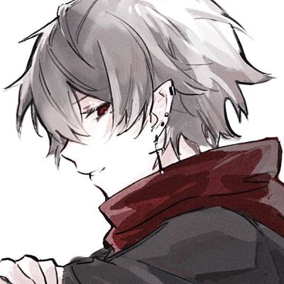 手绘温柔气质动漫男头集｜是你来晚了(图9)