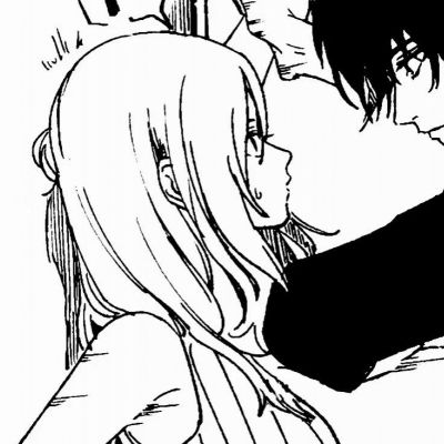 可可爱爱的黑白动漫情头｜心里全是你｜图源网络侵删(图1)