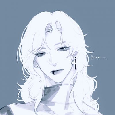 手绘意境优质动漫男头集｜满天星可以吗(图10)