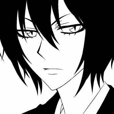 #黑白的男生头像(图5)