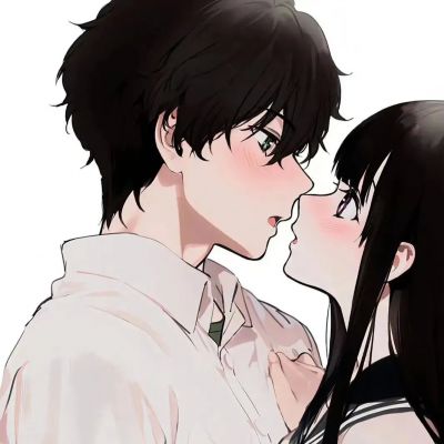 甜美的动漫情头/你就是我的呼吸频率(图7)