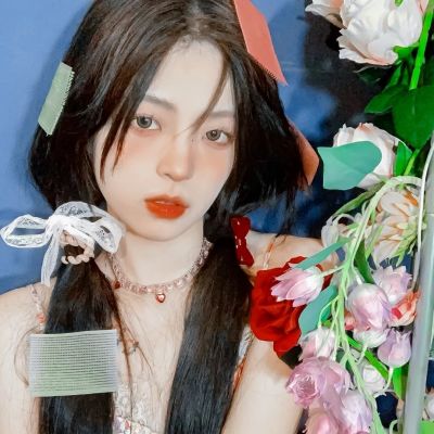 清新甜美气质真人女头集｜日落心动时刻(图5)