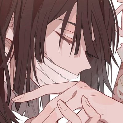 一对两张手绘动漫情侣头像集｜鲜花沿途盛放(图5)