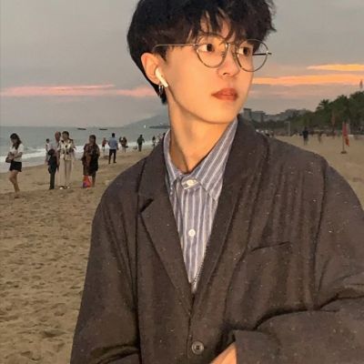 男生头像｜沉浸在温柔的暮色里.(图5)
