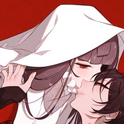 一对两张手绘动漫情侣头像集｜花朝十二时(图3)