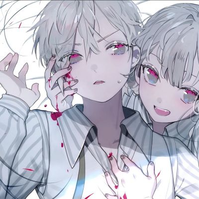 一对两张手绘意境动漫情侣头像｜存在即合理(图3)