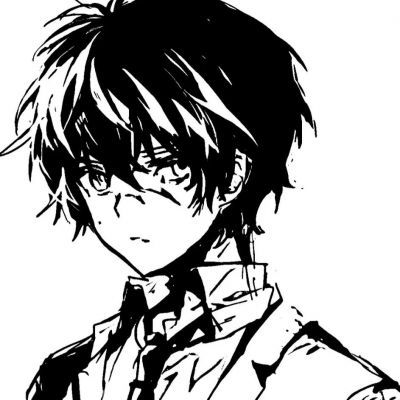 #黑白男生头像(图2)