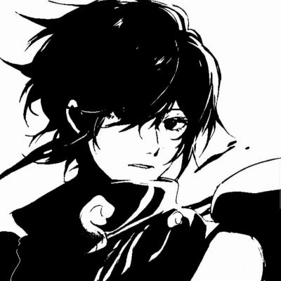 #黑白的男生头像(图2)