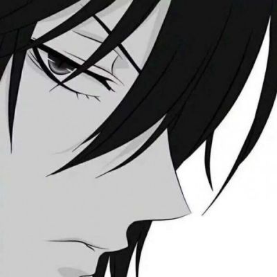 黑白动漫男头/聊天聊出来的感觉往往会已不聊天而结束.(图3)