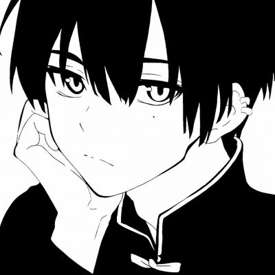 #黑白的男生头像(图8)