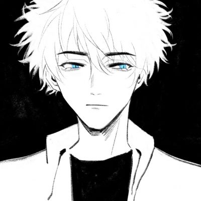 手绘意境优质动漫男头集｜满天星可以吗(图6)