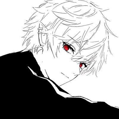 #黑白男生头像(图7)